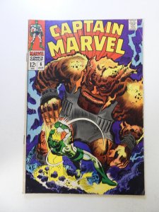 Captain Marvel #6 (1968) FN- condition