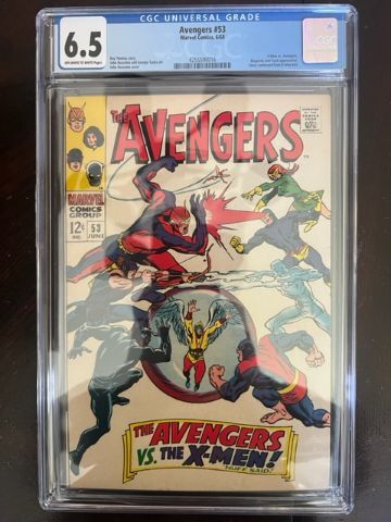 The Avengers #53 (1968) - CGC 6.5! Classic Xmen Key! | Comic Books ...