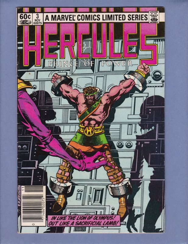 Hercules #1 2 3 4 Complete Series Marvel 1982