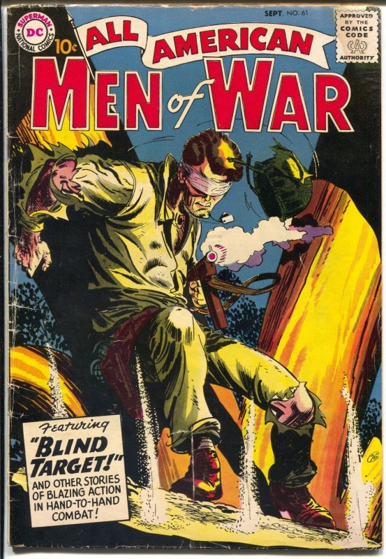 All American Men Of War #61 1958-DC-Mort Drucker-Blind Target-G