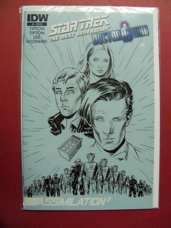 STAR TREK TNG #3 RETAILER INCENTIVE VARIANT COVER  (VF/NM 9.0 OR BETTER)  IDW