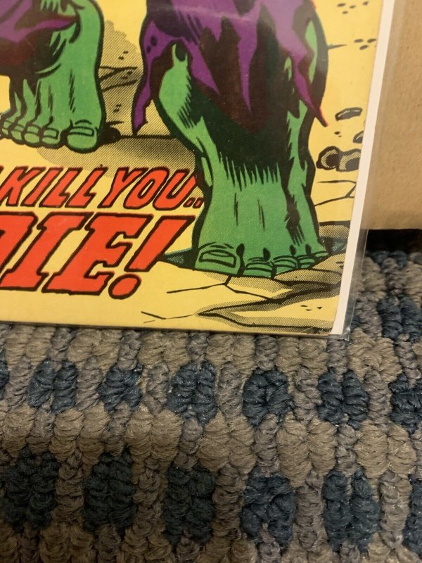 1970 THE INCREDIBLE HULK Comic #130 Silver Age, Marvel (C346)