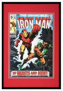 Iron Man #16 Marvel Framed 12x18 Official Repro Cover Display