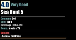 Sea Hunt 5 (1960) VG 4.0 Silver Age Dell comic