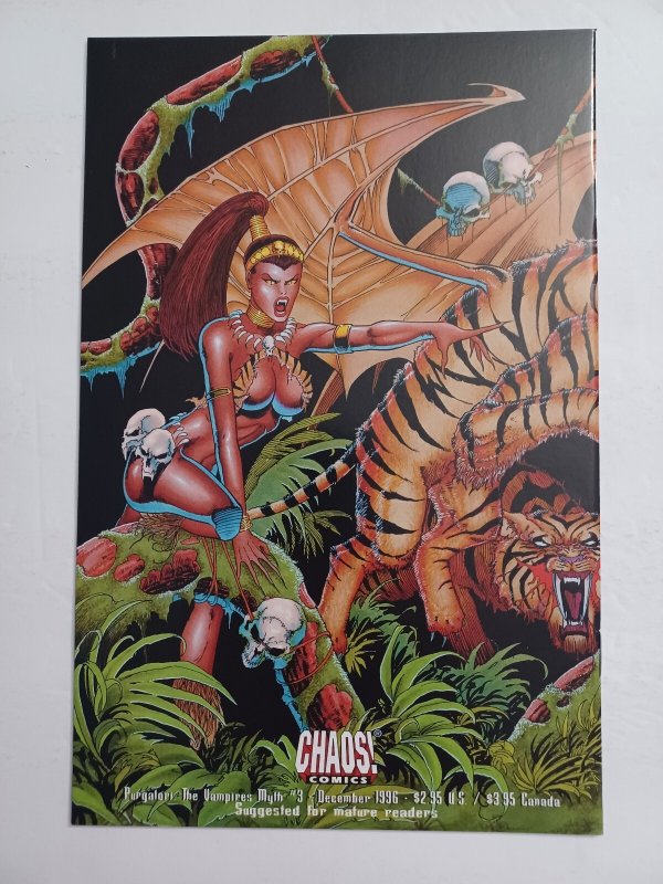 Purgatori The Vampires Myth #3 - vampire - Chaos - 1996 - NM