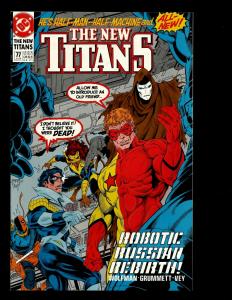 Lot Of 12 New Titans DC Comics # 69 70 71 73 74 75 76 77 78 79 80 81 Cyborg JF7