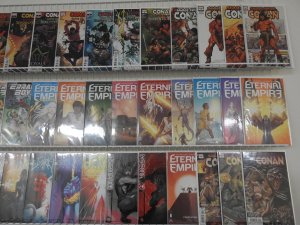 Huge Lot of 160+ Comics W/ Conan, Punisher, Invaders Avg VF+ Condition!