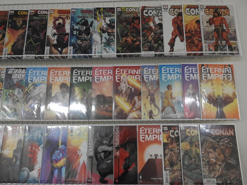 Huge Lot of 160+ Comics W/ Conan, Punisher, Invaders Avg VF+ Condition!