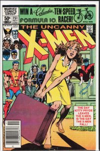 The Uncanny X-Men #151 Newsstand Edition (1981) X-Men