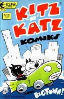 Kitz ’n’ Katz Komiks #3 VF/NM; Eclipse | save on shipping - details inside