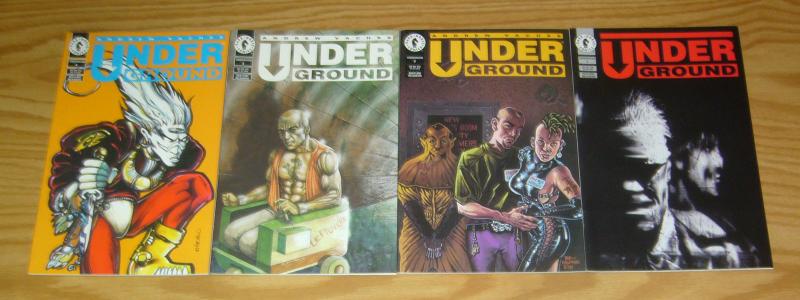 Underground #1-4 VF/NM complete series ANDREW VACHSS dave dorman PHIL HESTER set