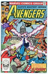 Avengers #212 (1963 v1) Tigra Iron Man Captain America VF+