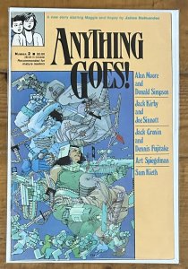 Anything Goes #2 1986 Alan Moore Jack Kirby Keith Spiegelman VF+