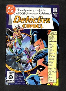 Detective Comics (1937) #500 Batman's 500th Anniversary Celebration!
