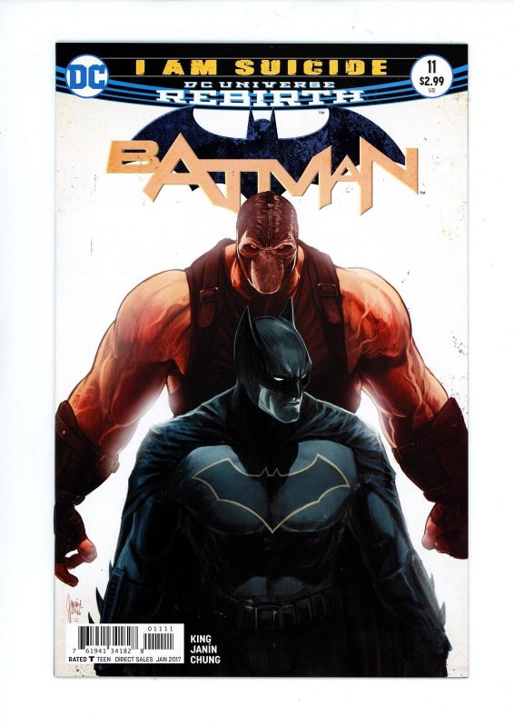 BATMAN #11 SERIES 3 (2016) DC COMICS  NM 