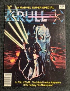 1983 KRULL Marvel Super Special #28 FN+ 6.5 Official Comics Adaptation