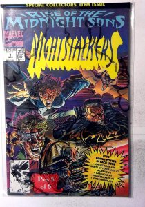 Nightstalkers #1 1992 Marvel Polybagged Ghost Rider Johnny Blaze Morbius Comic