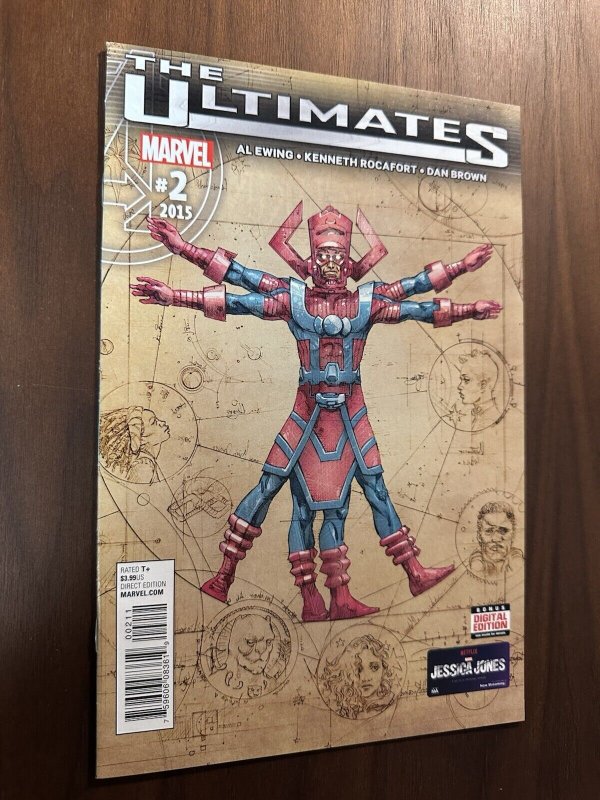 Ultimates #2A VF+ 1st App. Of Galactus the Lifebringer (Marvel 2016)
