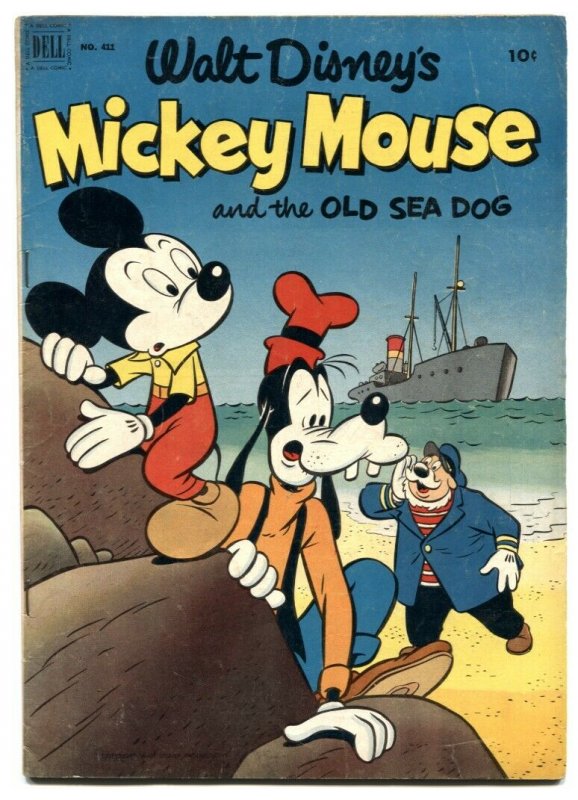 Mickey Mouse- Four Color Comics #411 1952- VG