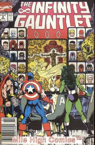 INFINITY GAUNTLET (1991 Series) #2 NEWSSTAND Fine Comics Book