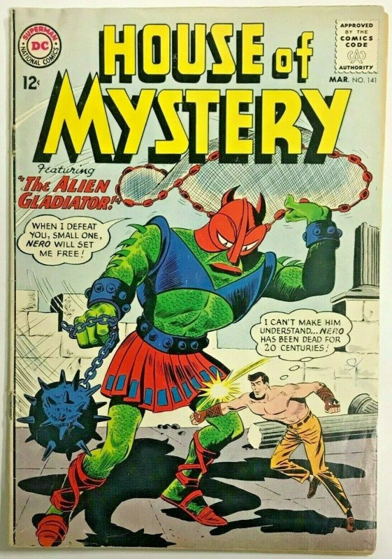 HOUSE OF MYSTERY#141 FN+ 1964 DC SILVER AGE COMICS 