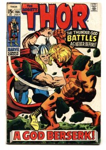 Thor #166  1969 - Marvel  -VG - Comic Book