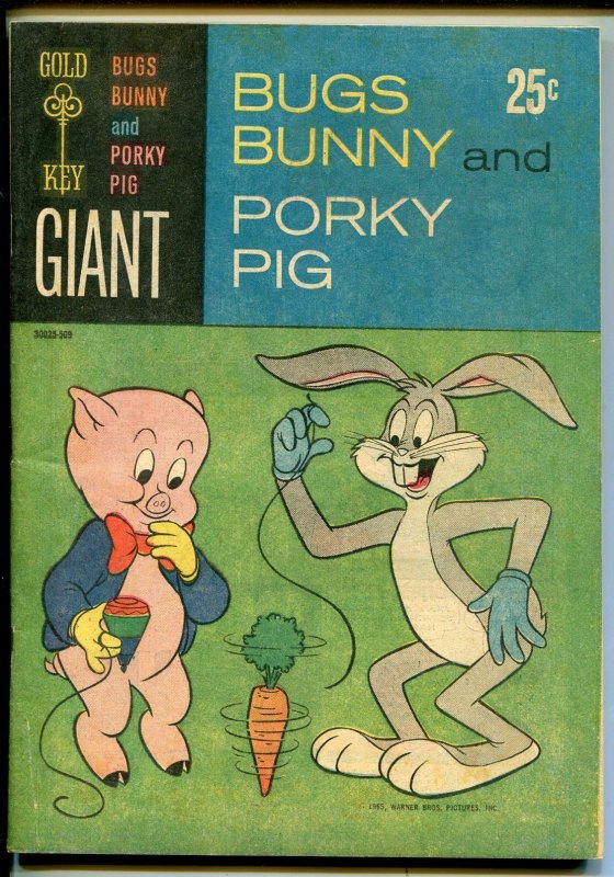 Bugs Bunny and Porky Pig #1 1965-Gold Key-1st issue-newsprint cover-VG/FN 