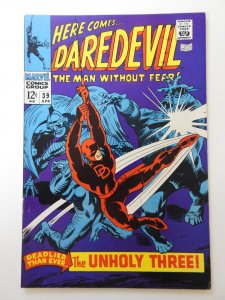 Daredevil #39 (1968) vs The Unholy Three! Beautiful VF- Condition!