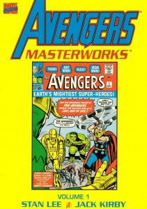 Marvel Masterworks Avengers Issues 1-5 2009 Trade Paperback Book Lee Kirby