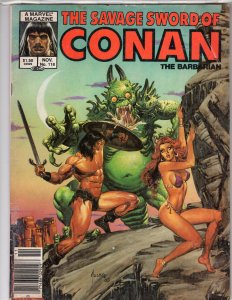 The Savage Sword of Conan #118 (1985) Solid VG Jusko cvr  [NSC•MG1]