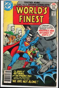 World's Finest Comics #243 (1977) Superman and Batman