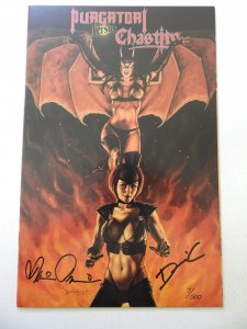 Purgatori vs. Chastity #1 Dynamic Forces Exclusive variant Signed w/coa VF+ Cond