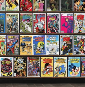 Huge Lot 130+ Comics with Mickey Mouse Adventures, Mickey Mouse & More!