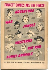 Rocky Lane Western #45-1953-Fawcett- B-Western movie star photo cover-VG+ 