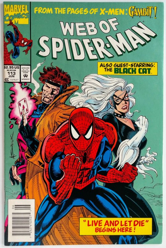 Web of Spider-Man #113 NEWSSTAND (VF+)(1994)