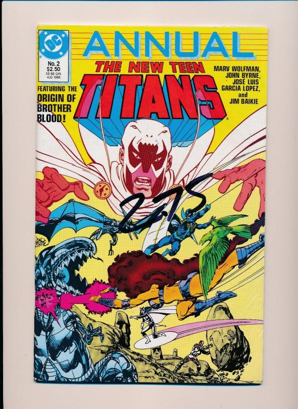 DC The NEW TEEN TITANS ANNUAL 1986 #2  NEAR MINT (SRU661)