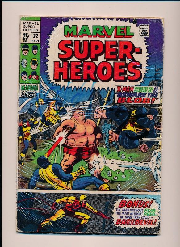 Marvel Super-Heroes DAREDEVIL X-MEN #22 GOOD/VERY GOOD (SRU563)