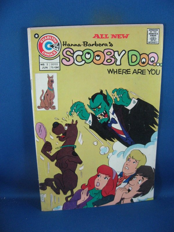 SCOOBY DOO 2 VG F CHARLTON DRACULA 1975