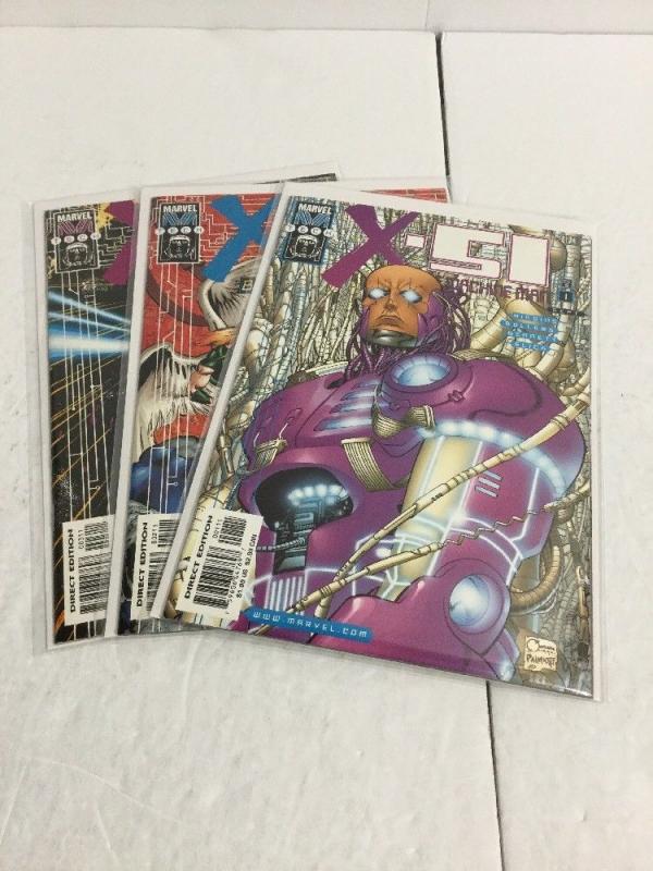 X-51 Machine Man 1-3 Lot Set Run Nm Near Mint Marvel Tech IK