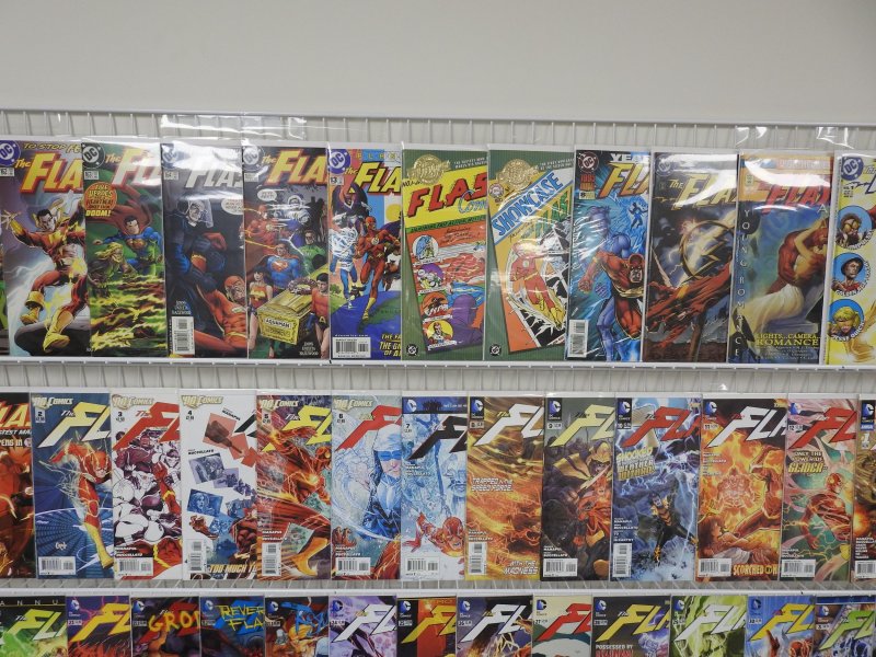 Huge Lot 150+ Comics W/ Flash and Green Lantern! Avg VF Condition!