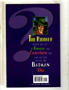 Batman Riddler DC Comic Book SIGNED 2X Matt Wagner & Brian Stelfreeze J371