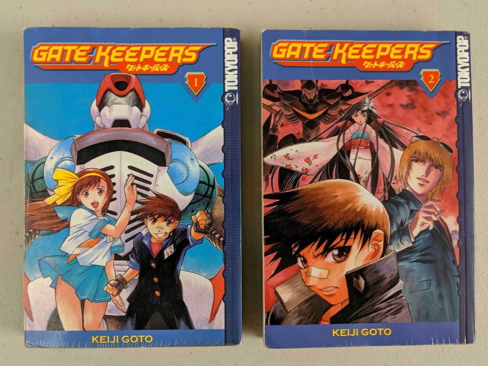 Gatekeepers Vol 1-2 Full Set (TokyoPop, 2003) Keiji Goto Yamaguchi