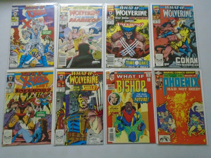 What If? lot 26 different X-Men issues avg 8.0 VF