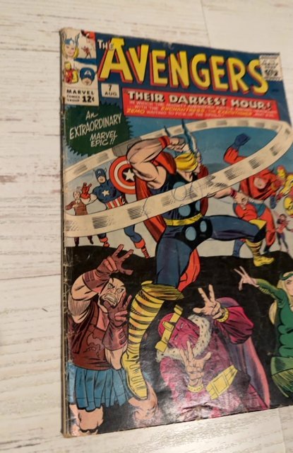 Avengers #7,  Zemo, Executioner, Enchantress, Odin & Loki Cameo, 1964