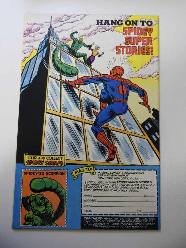 Spidey Super Stories #38 (1979) FN+ Condition