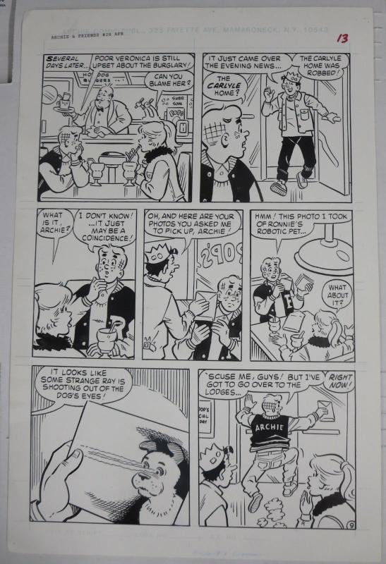 STAN GOLDBERG ORIGINAL ART! Archie & Friends #28,Pets for Sale 11 page story!