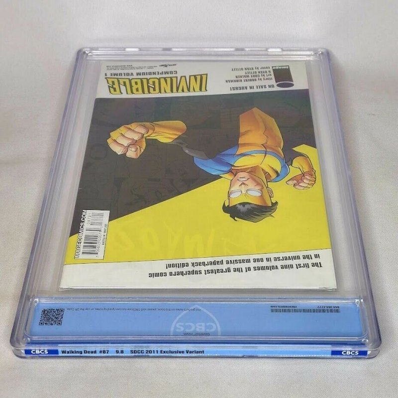 Walking Dead 87 Image 2007 CBCS 9.8 SDCC Sand Diego Convention Edition Photo Cvr