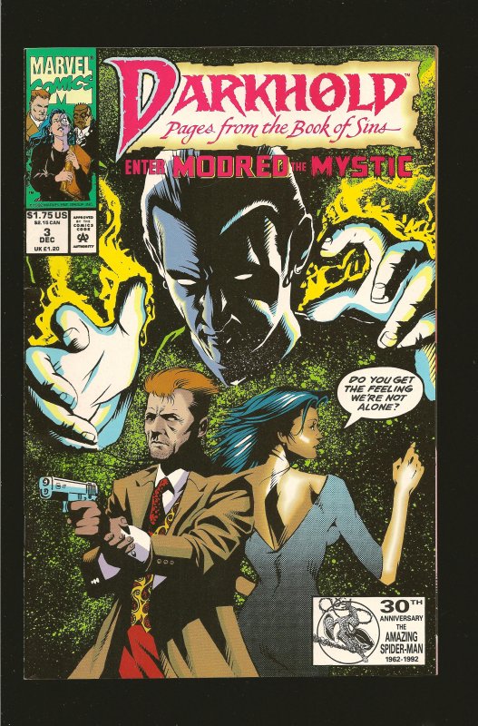 Marvel Comics Darkhold Vol 1 No 3 December 1992