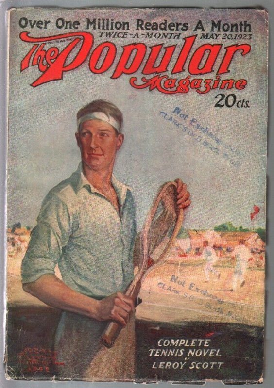 Popular 5/20/1923-Edgar Franklin Whittman-adventure & mystery pulp-VG