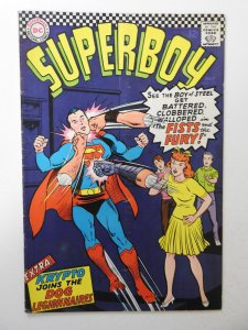 Superboy #131 (1966) VG- Condition 3 centerfold wraps detached top staple